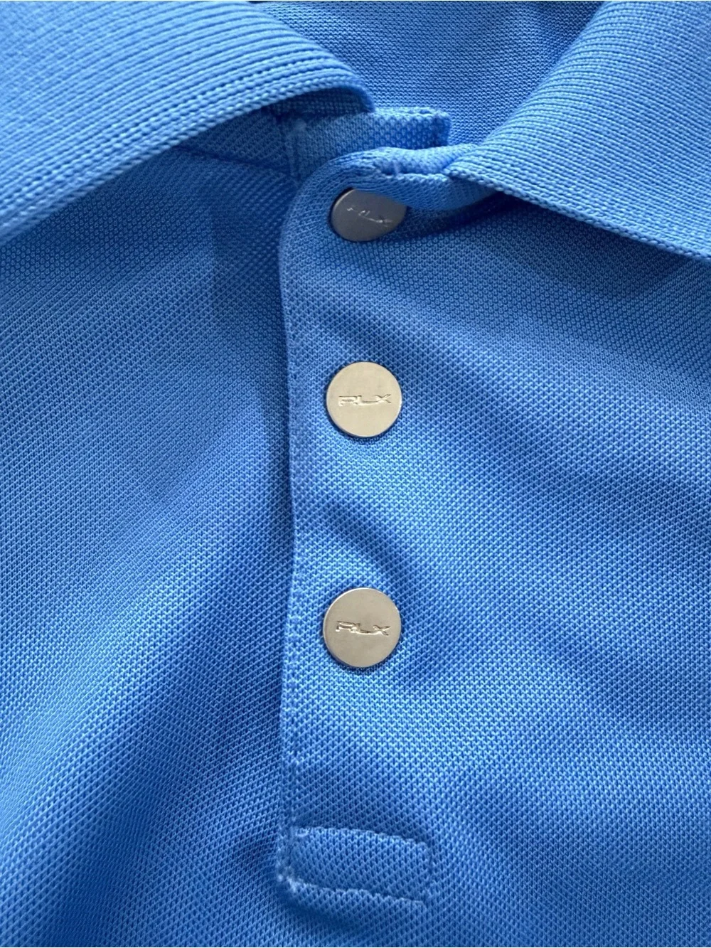 RLX Ralph Lauren Girls Sz 4 Blue Performance Polo Wicking Golf Tennis Preppy NWT